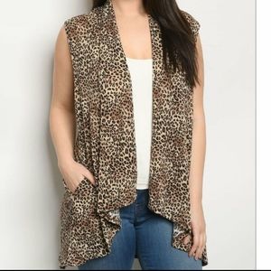 NWT! Cheetah Print Cardigan